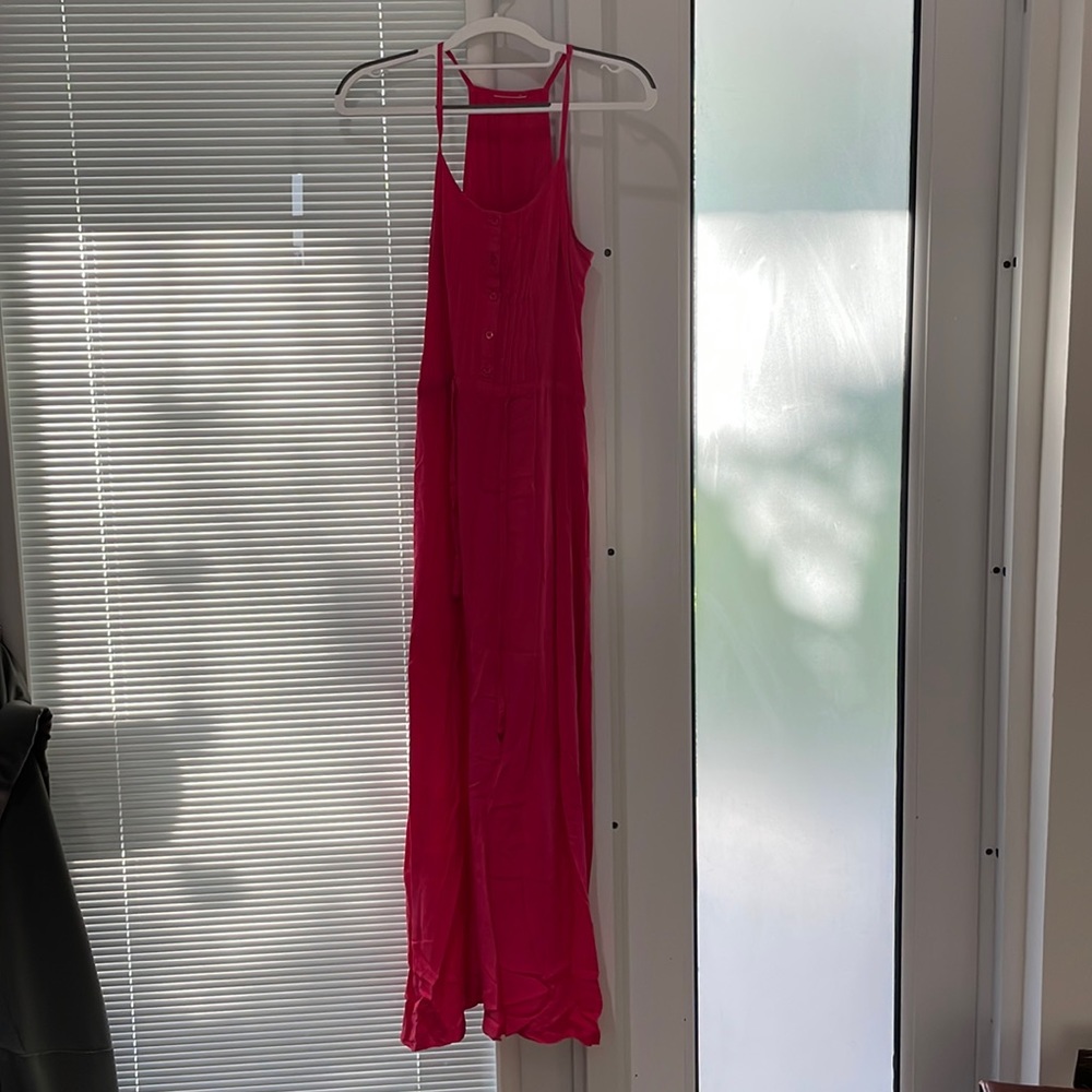 Calvin klein pink long dress